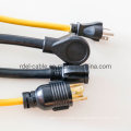NEMA Power Cords L14-30p to Triple Tap 5-20r Adapter Stw 12/3 14/3